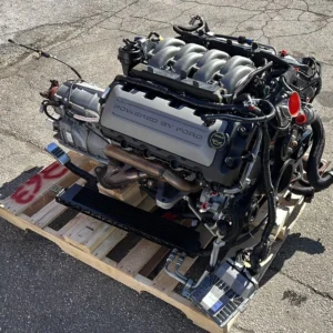 2016 FORD MUSTANG GEN 2 COYOTE ENGINE 6R80 AUTO TRANSMISSION PULL OUT 91k